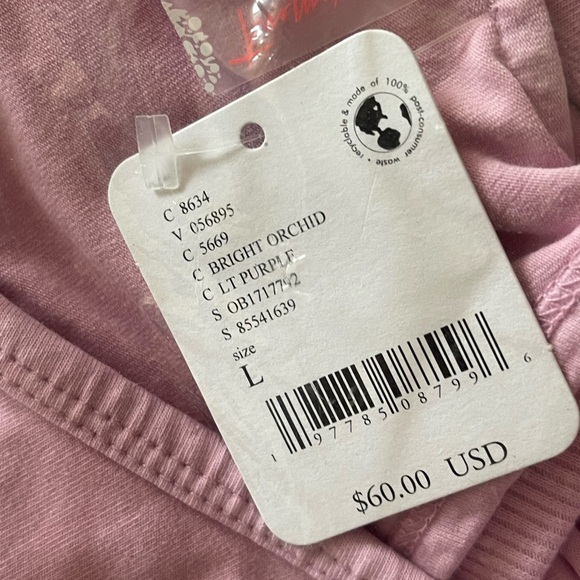 Free People Hot Shot Mini Dress Orchid Light Purple Size Large NWT - Picture 11 of 13